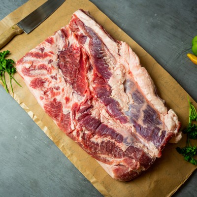 Свинина ребрышки мясные 900 г - купить в Крутце